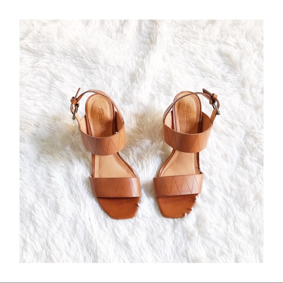 Madewell Shoes - Madewell Leather Open Toe Sandal Nude sz7 MINT